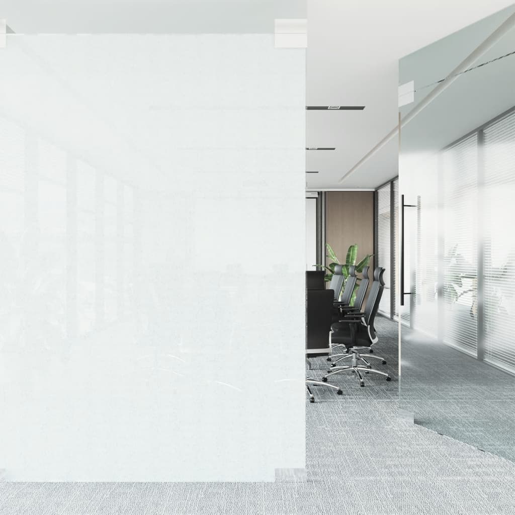 Window Film Frosted White 90x500 cm PVC