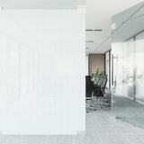 Window Film Frosted White 90x1000 cm PVC - Side View