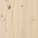 Bed Frame without Mattress 150x200 cm Solid Wood Pine - Low Angle