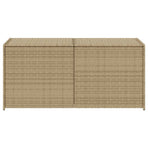 Garden Storage Box Mix Beige 283L Poly Rattan