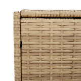 Garden Storage Box Mix Beige 283L Poly Rattan - Extra Image