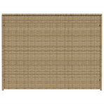 Garden Storage Box Mix Beige 984L Poly Rattan