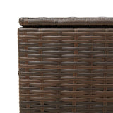 Garden Storage Box Brown 291L Poly Rattan - Extra Image