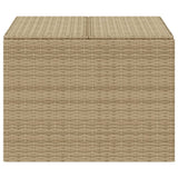 Garden Storage Box Mix Beige 291L Poly Rattan