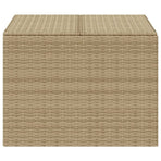 Garden Storage Box Mix Beige 291L Poly Rattan
