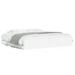 Bed Frame with Drawers without Mattress White 180x200 cm