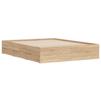 Bed Frame with Drawers without Mattress Sonoma Oak 150x200 cm