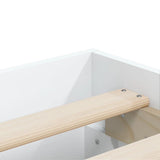 Bed Frame with Drawers without Mattress White 135x190 cm - Extra Image