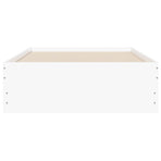 Bed Frame with Drawers without Mattress White 90x190 cm
