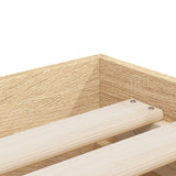 Bed Frame with Drawers without Mattress Sonoma Oak 90x190 cm - Extra Image