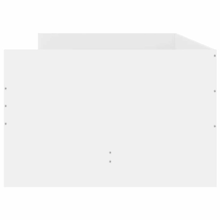 Bed Frame with Drawers without Mattress White 90x190 cm