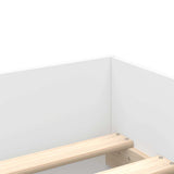 Bed Frame with Drawers without Mattress White 90x190 cm - Extra Image