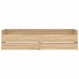 Bed Frame with Drawers without Mattress Sonoma Oak 90x190 cm
