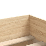 Bed Frame with Drawers without Mattress Sonoma Oak 90x190 cm
