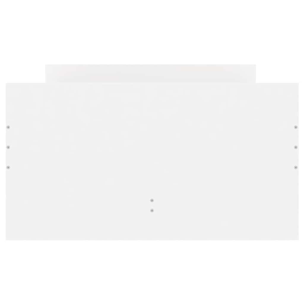 Bed Frame with Drawers without Mattress White 90x190 cm