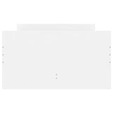 Bed Frame with Drawers without Mattress White 90x190 cm - Close-Up Angle