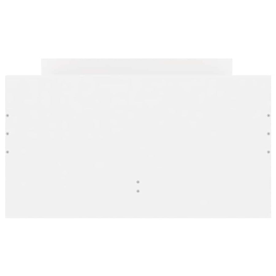 Bed Frame with Drawers without Mattress White 90x190 cm