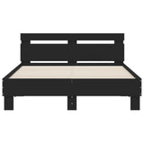 Bed Frame without Mattress Black 135x190 cm - 45-Degree Angle