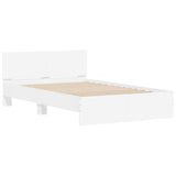 Bed Frame without Mattress White 135x190 cm - Top-Down View