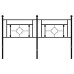 Metal Replace Headboard Black 150 cm