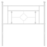 Metal Replace Headboard White 90 cm