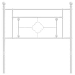 Metal Replace Headboard White 90 cm