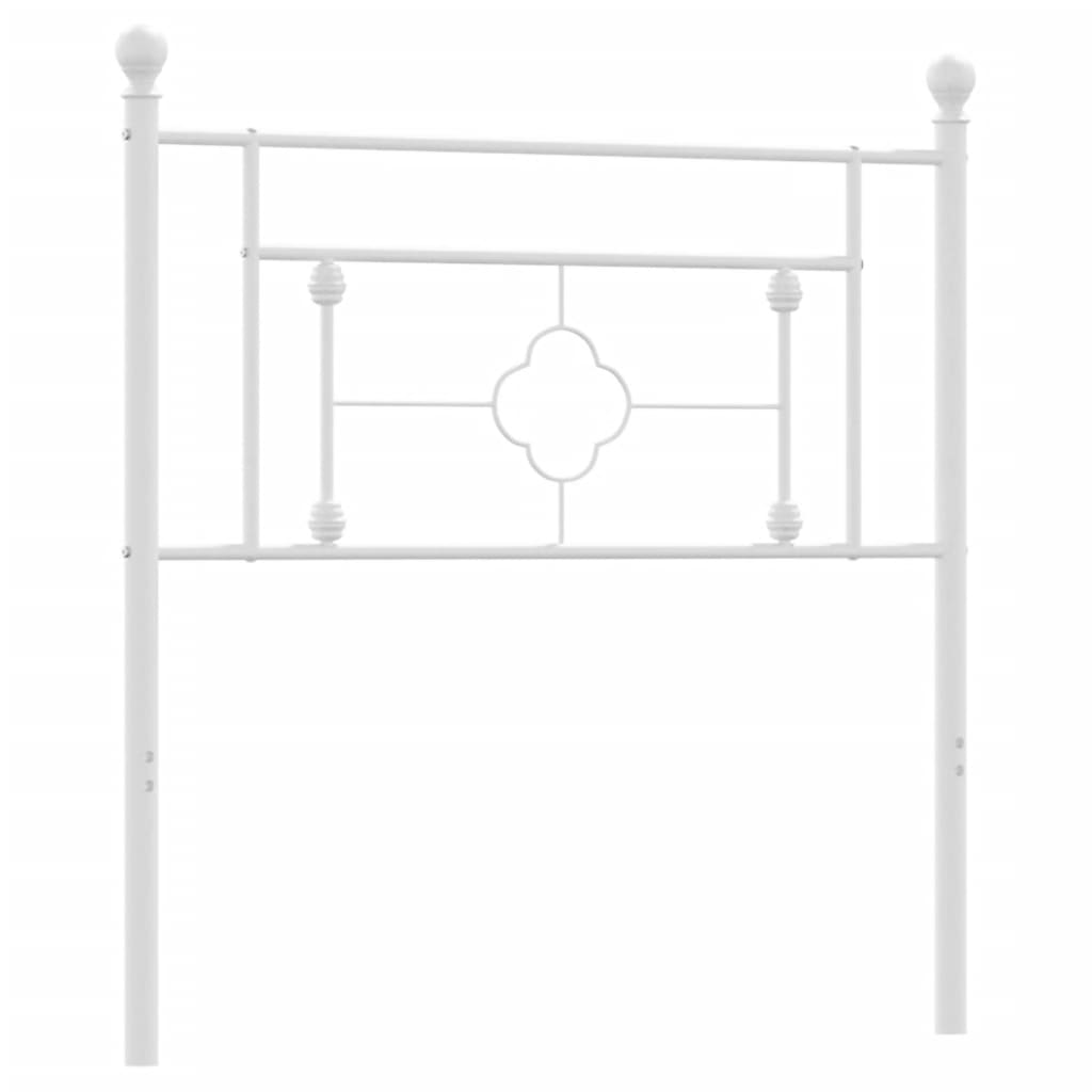 Metal Replace Headboard White 90 cm