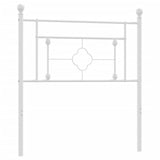 Metal Replace Headboard White 90 cm