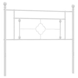 Metal Replace Headboard White 107 cm