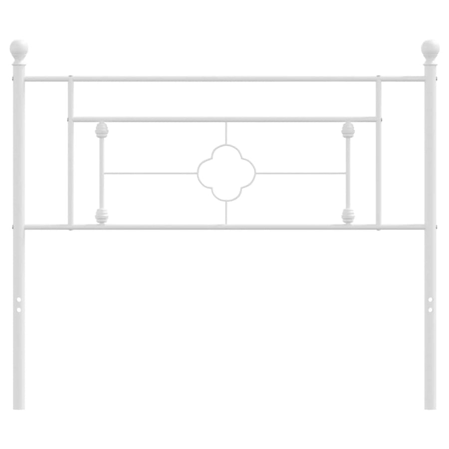 Metal Replace Headboard White 107 cm