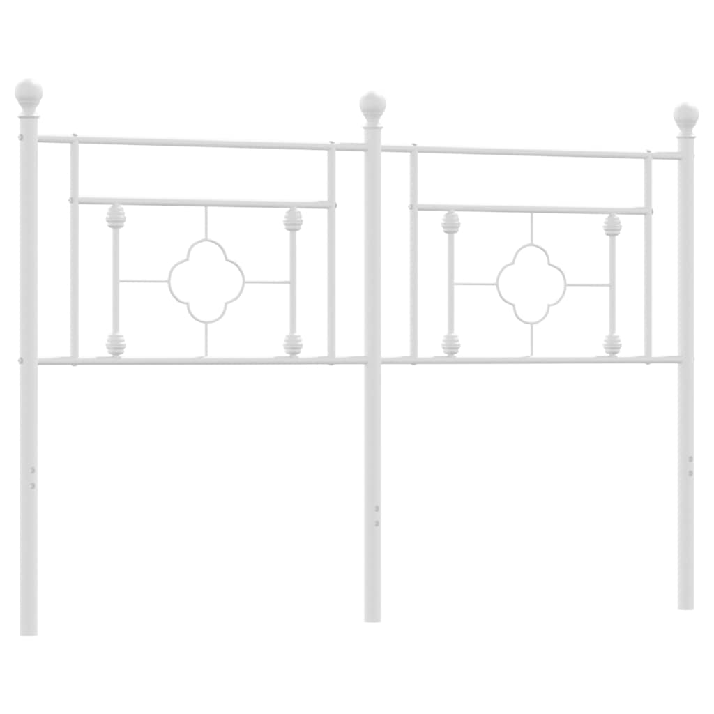 Metal Replace Headboard White 135 cm