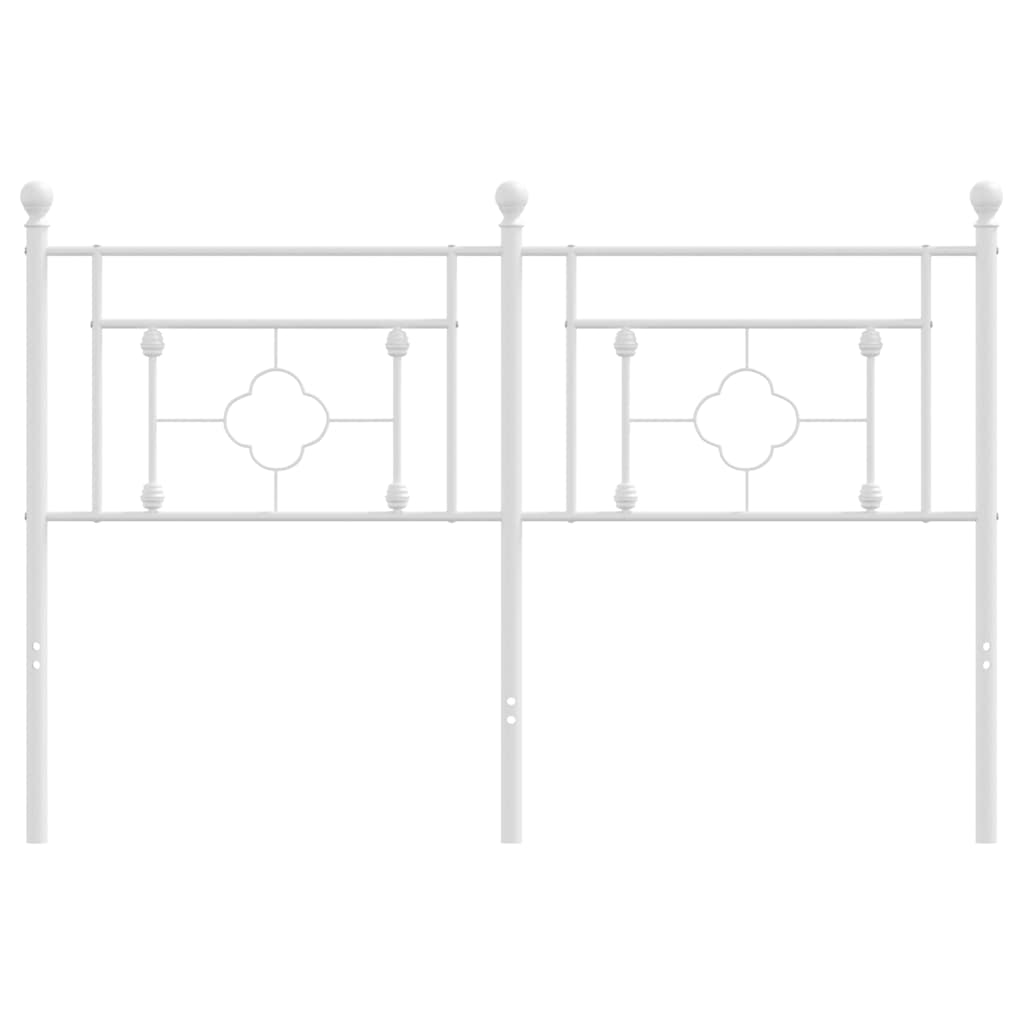 Metal Replace Headboard White 135 cm