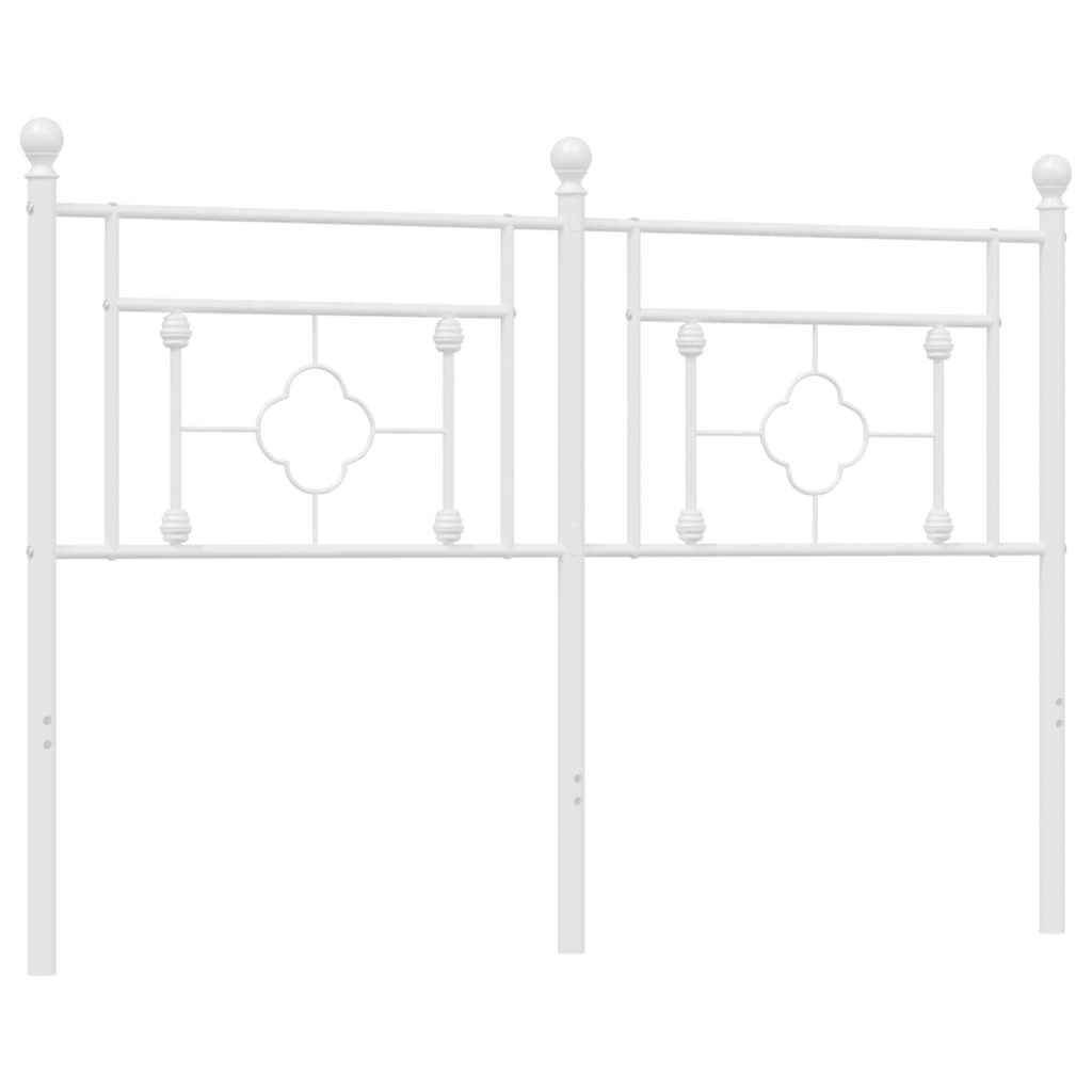 Metal Replace Headboard White 135 cm