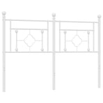 Metal Replace Headboard White 135 cm