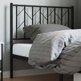 Metal Replace Headboard Black 90 cm