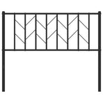 Metal Replace Headboard Black 107 cm
