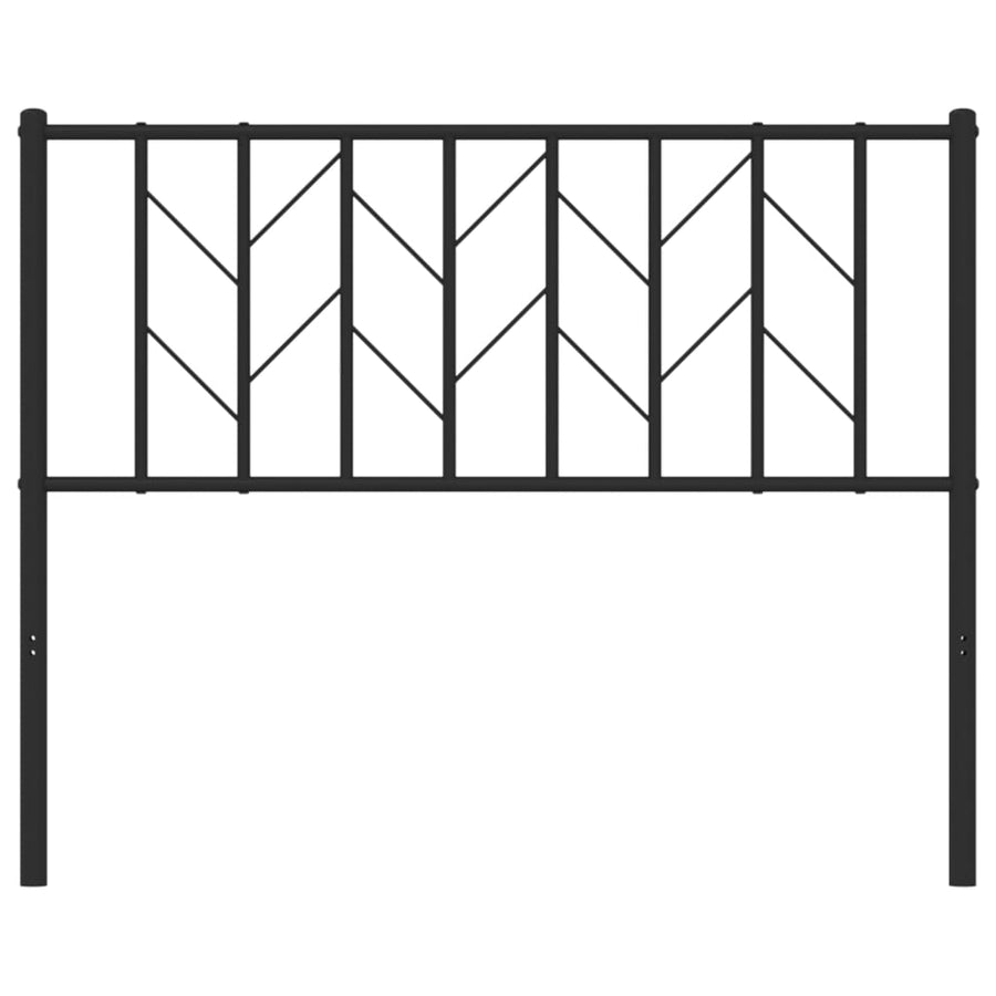 Metal Replace Headboard Black 107 cm