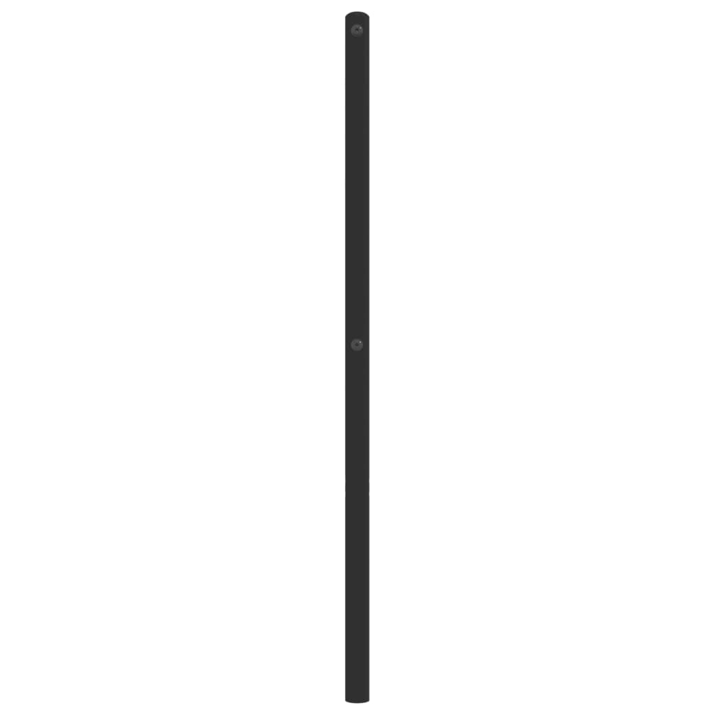 Metal Replace Headboard Black 107 cm