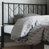 Metal Replace Headboard Black 107 cm