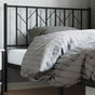 Metal Replace Headboard Black 107 cm