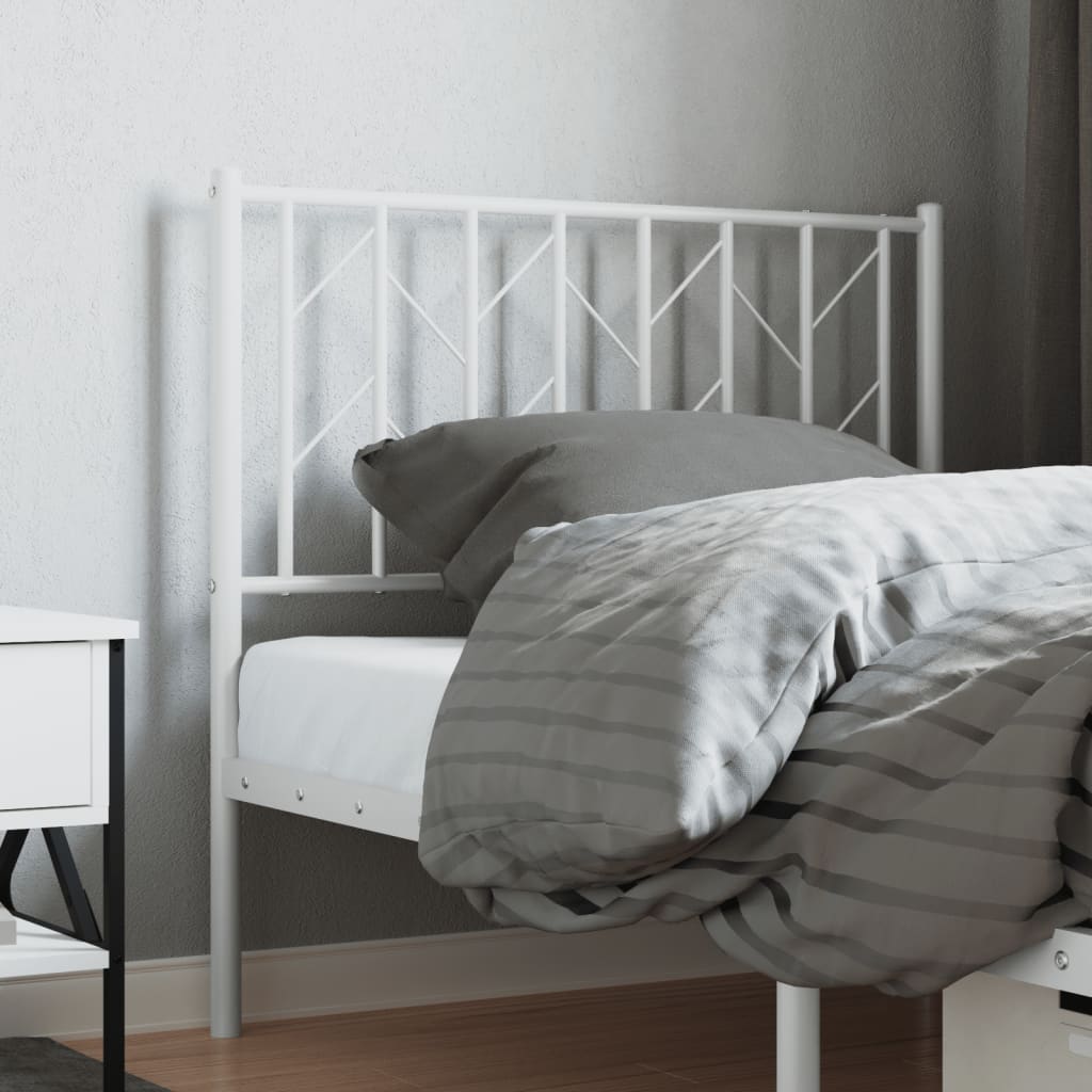 Metal Replace Headboard White 90 cm