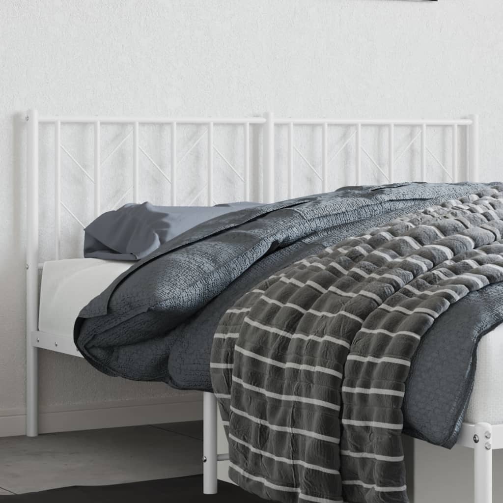 Metal Replace Headboard White 150 cm