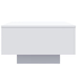 Coffee Table White 55x55x31 cm Engineered Wood