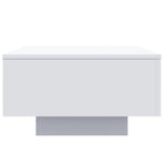 Coffee Table White 55x55x31 cm Engineered Wood