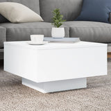 Coffee Table White 55x55x31 cm Engineered Wood