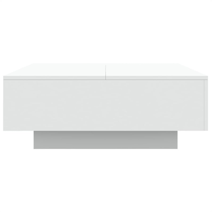 Coffee Table White 80x80x31 cm Engineered Wood