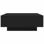 Coffee Table Black 80x80x31 cm Engineered Wood