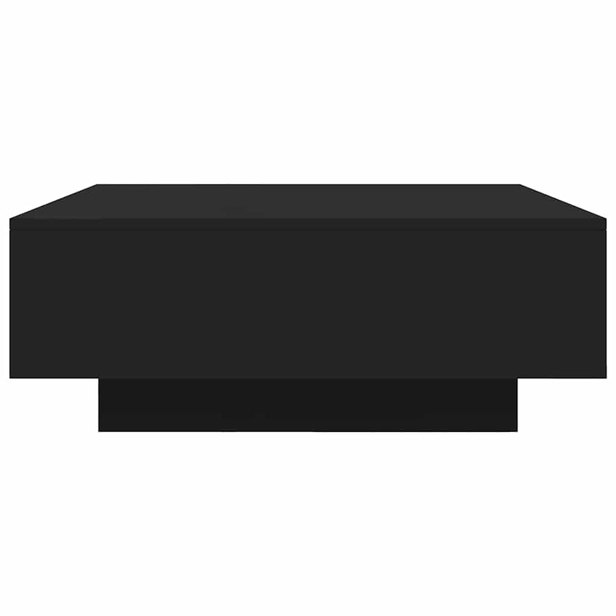 Coffee Table Black 80x80x31 cm Engineered Wood