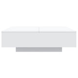 Coffee Table White 100x100x31 cm Engineered Wood
