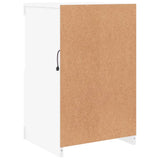 Side Cabinets with LED Lights 2 pcs White Engineered Wood - Extra Image